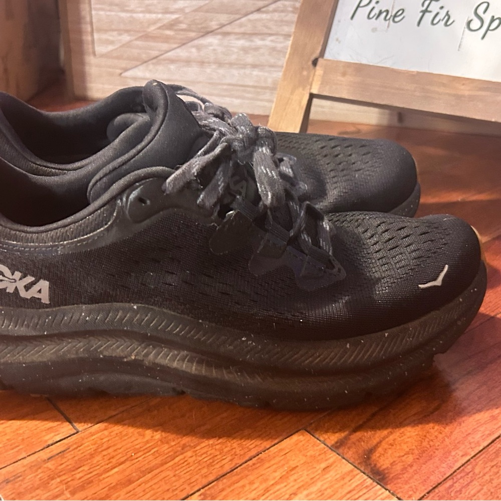 Women’s Black HOKA Athletic Running Shoes